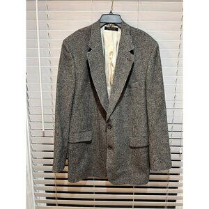 Brooks Brothers 100% Camel Hair‎ Houndstooth Blazer - Size 45L